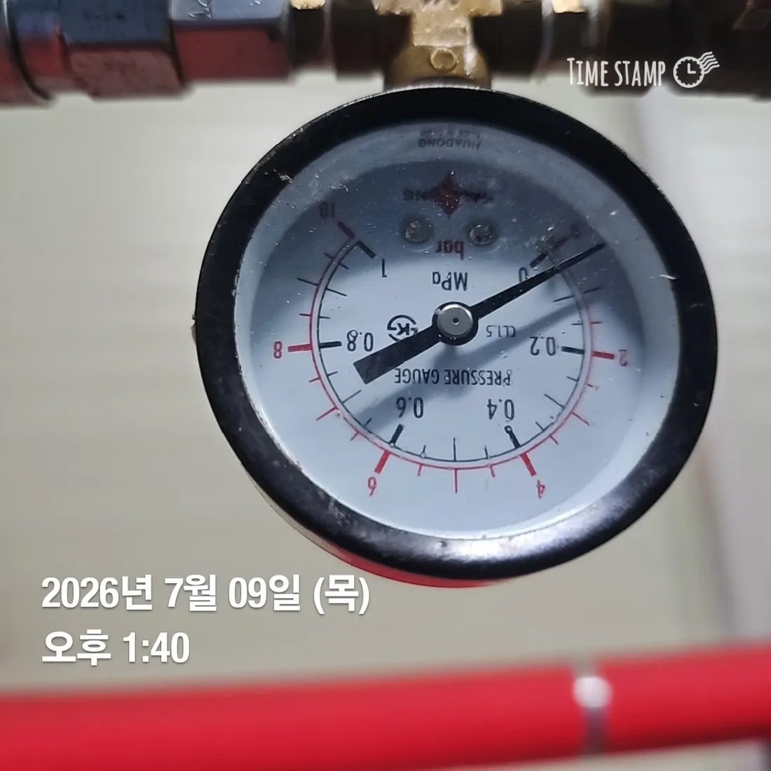 포소화설비 점검 압력계 확인과 결과 안내
